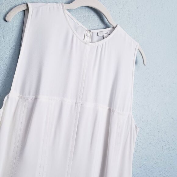 Lewit White Sleeveless Corset Detail Midi Dress - Picture 5 of 10